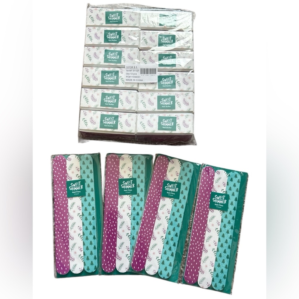 Nail File and Nail Buffer Set by Sweet and Shimmer NWT
